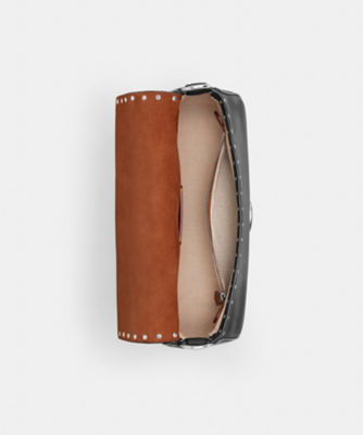 安心国内発送 COACH ソフト タビー リベット ショルダーバッグPN ソフト タビー ショルダー バッグ・リベット アンド ツーリング